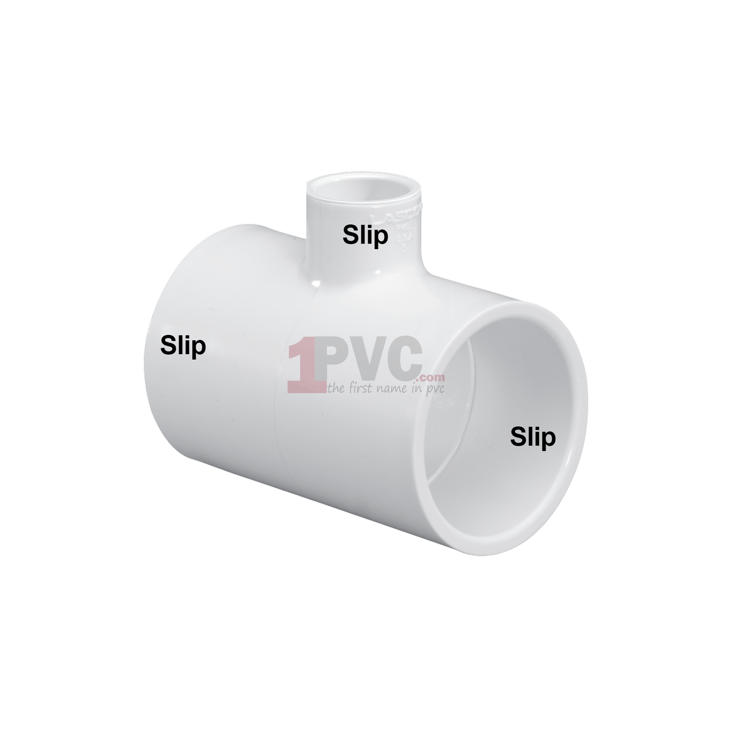 PVC 40 Reducer Tee (Slip x Slip x Slip)