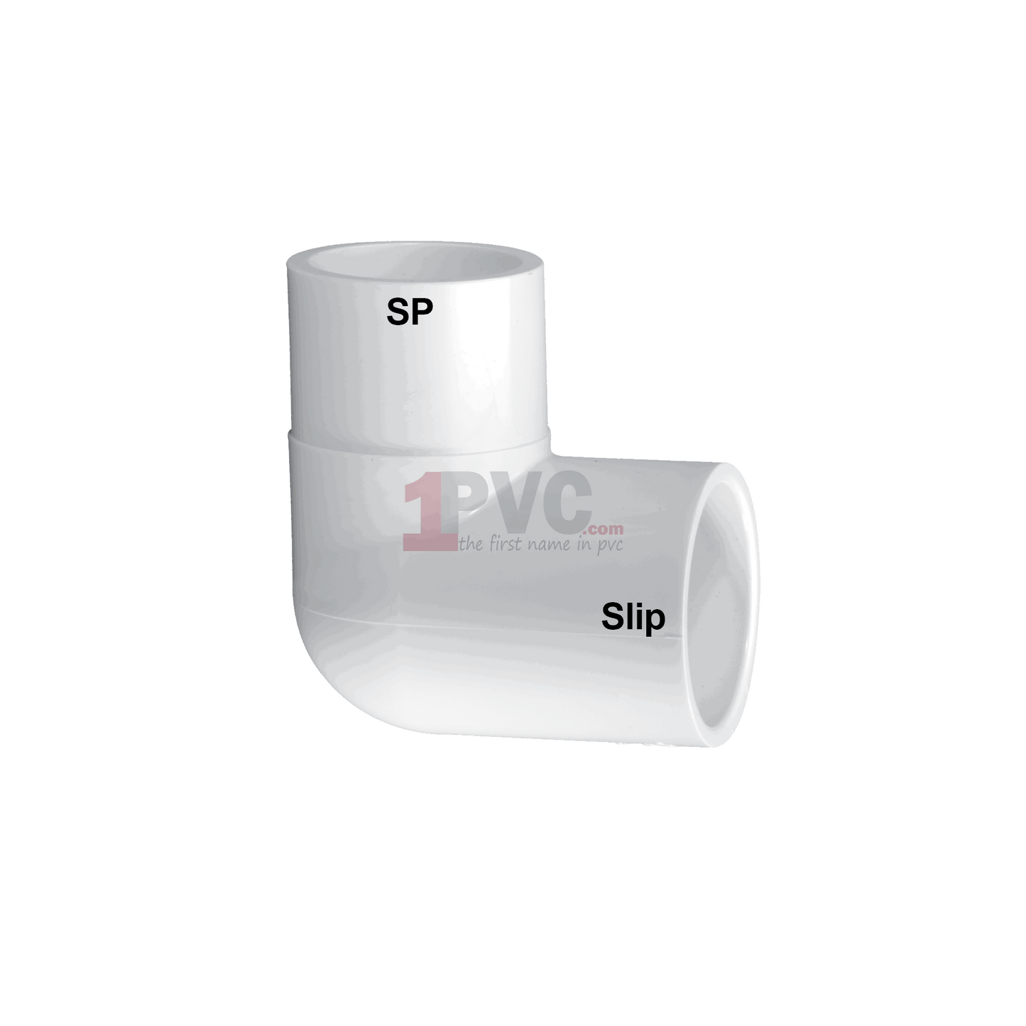 PVC 40 90° Street Elbow (SP x Slip)