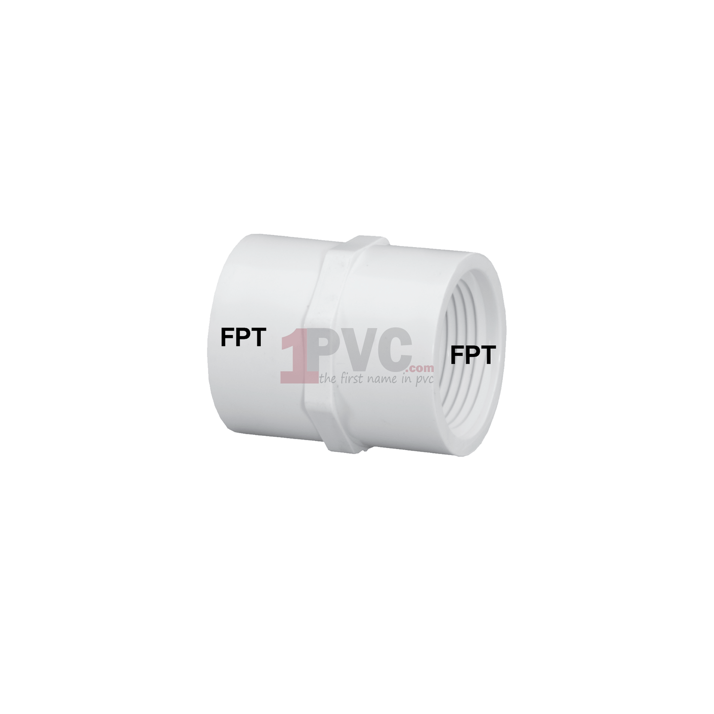 pvc white Coupling FPT by FPT