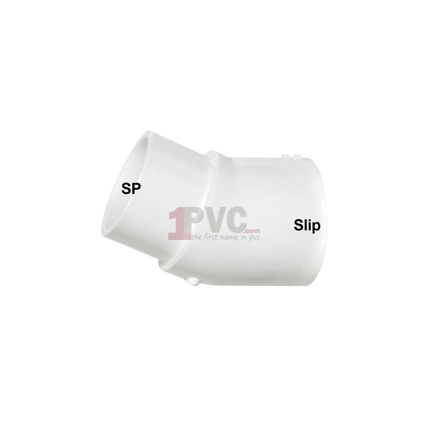 pvc 22 degree street elbow