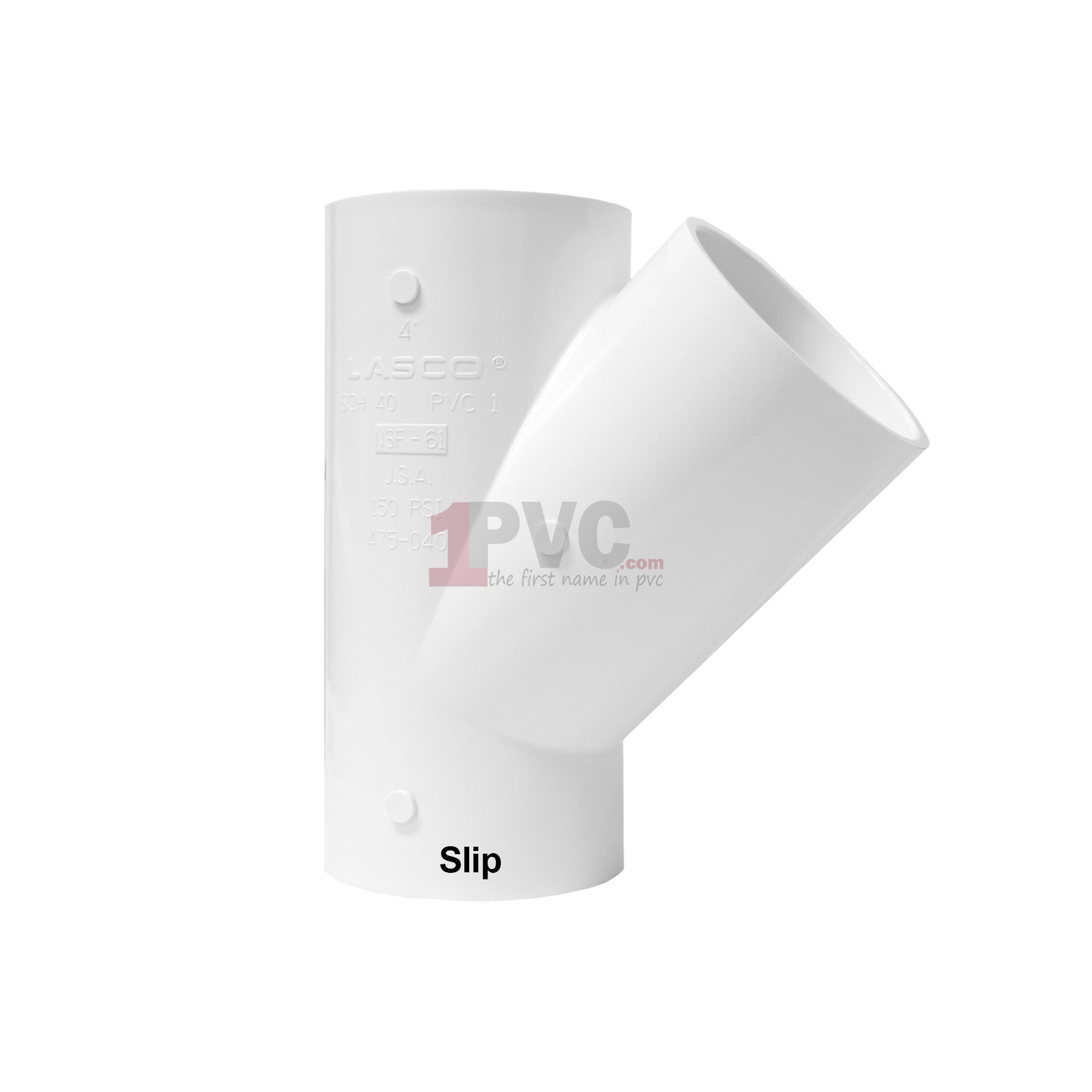 pvc reducing y fitting