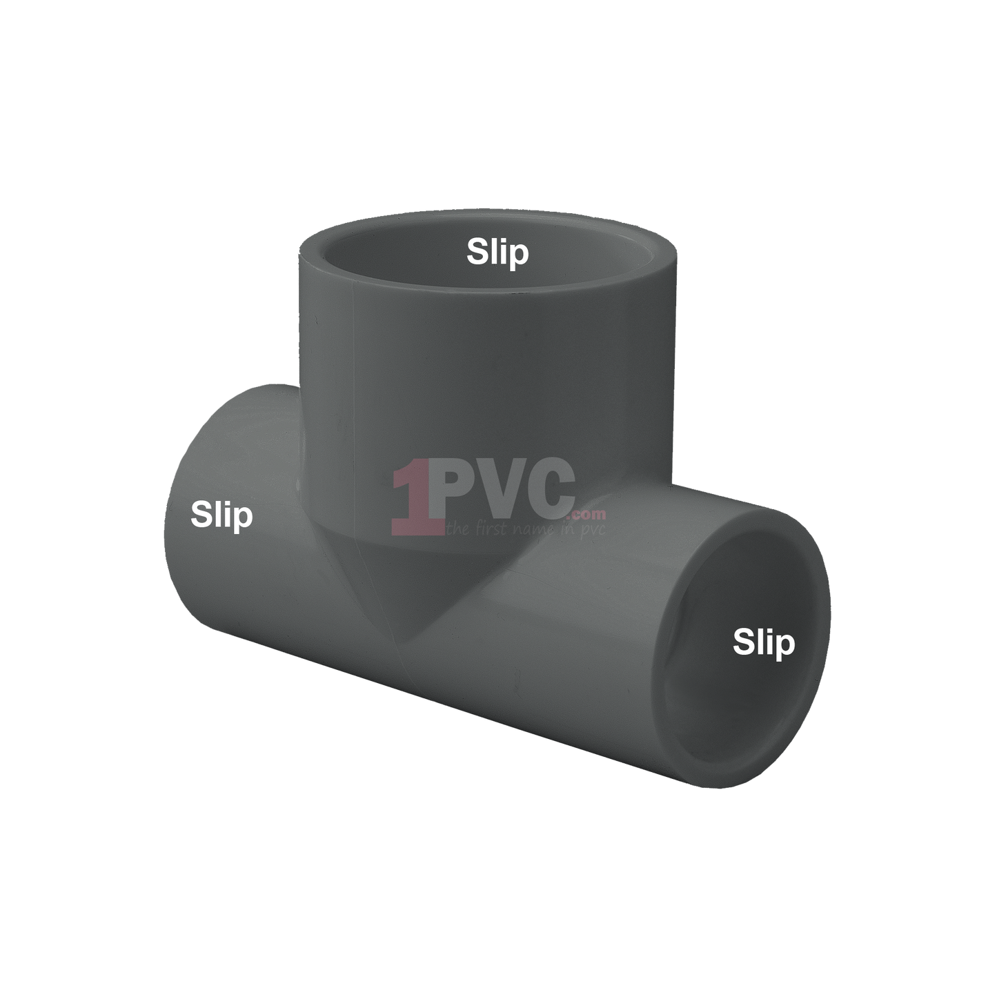 PVC 80 Bullhead Tee (Slip x Slip x Slip)