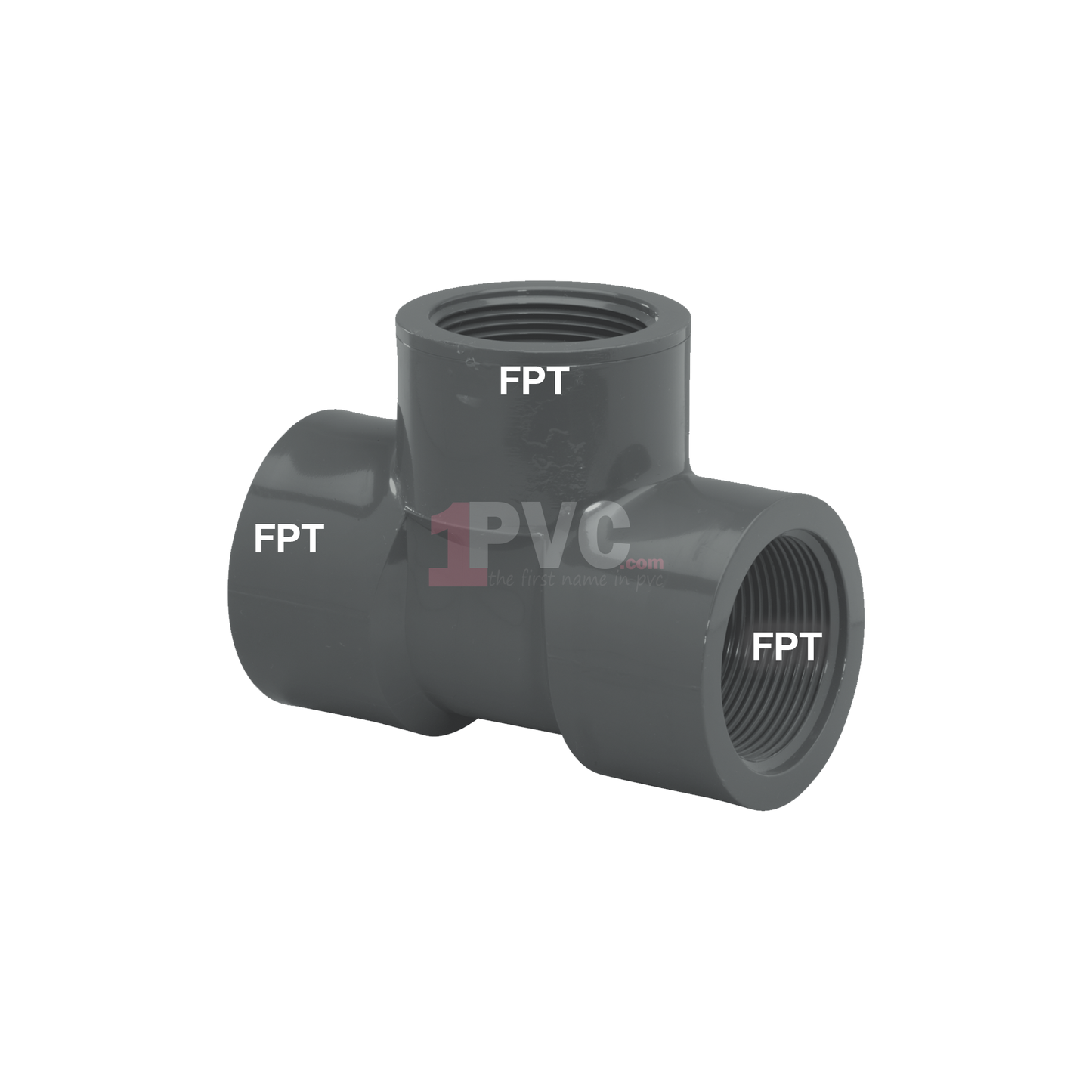 PVC 80 Tee (FPT x FPT x FPT)