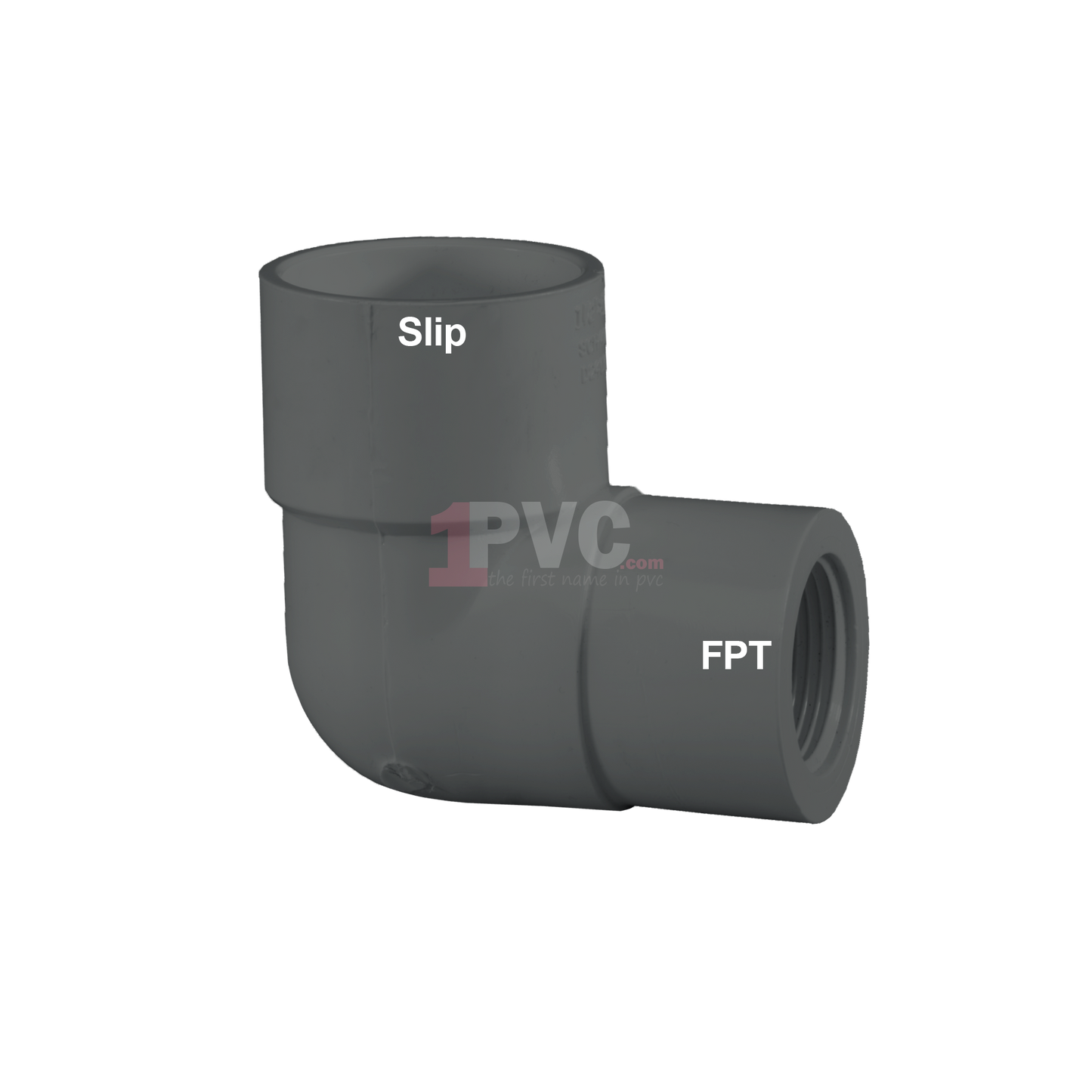 PVC 80 Reducing 90° Elbow (Slip x FPT)