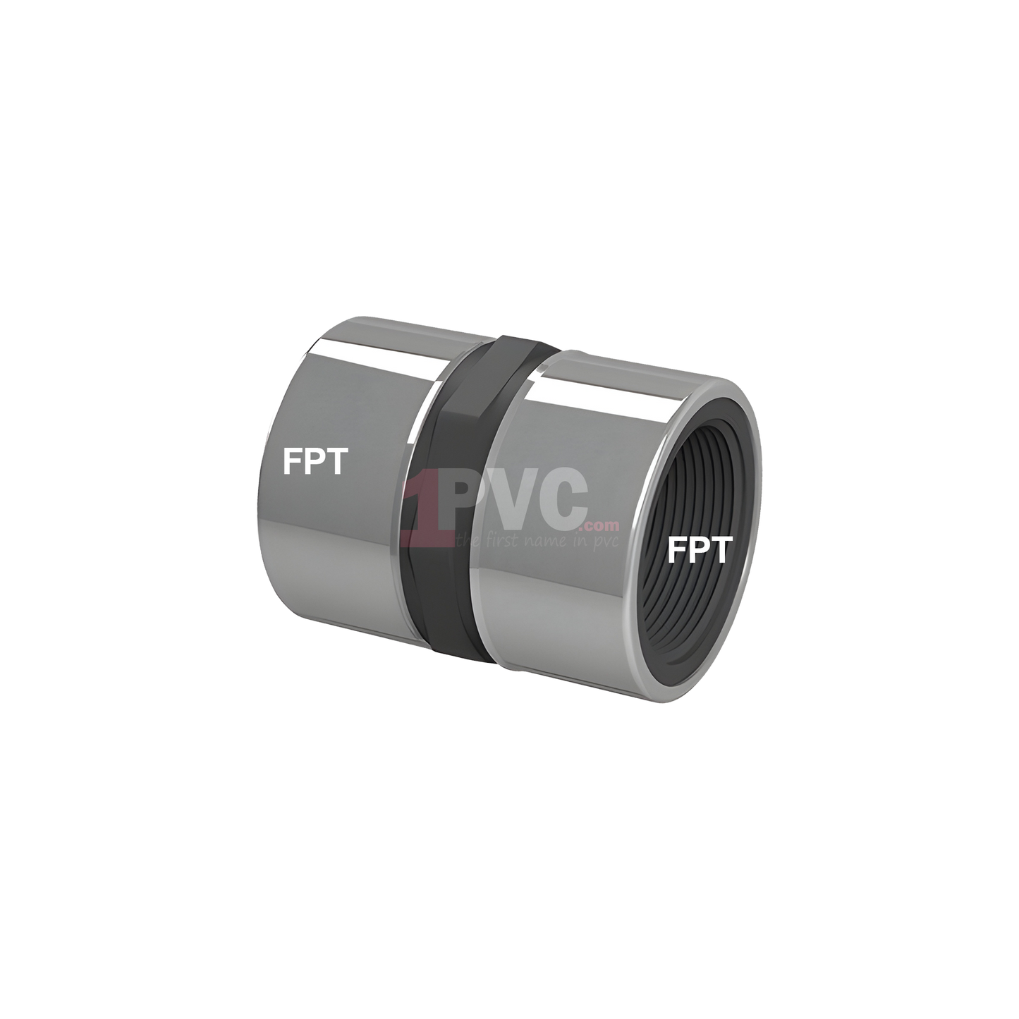 PVC 80 Coupling Special Reinforced (FPT x FPT)