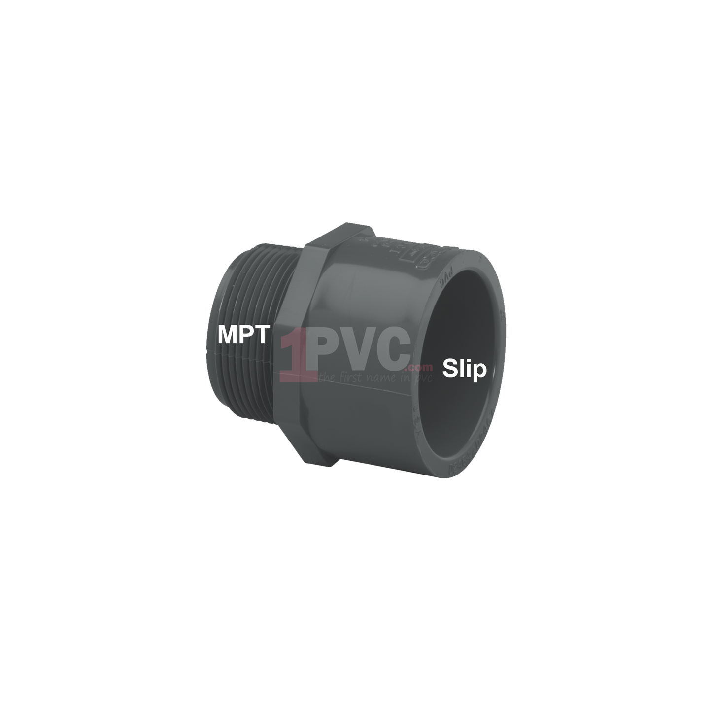 PVC 80 Male Adapter (MPT x Slip)
