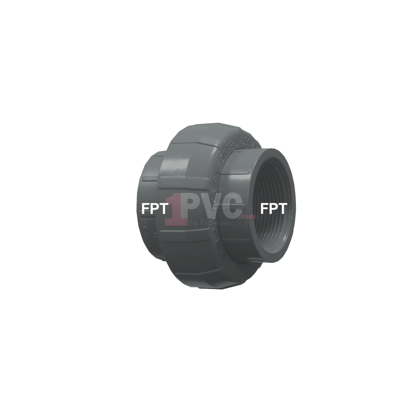PVC 80 Union O-Ring Type (FPT x FPT)