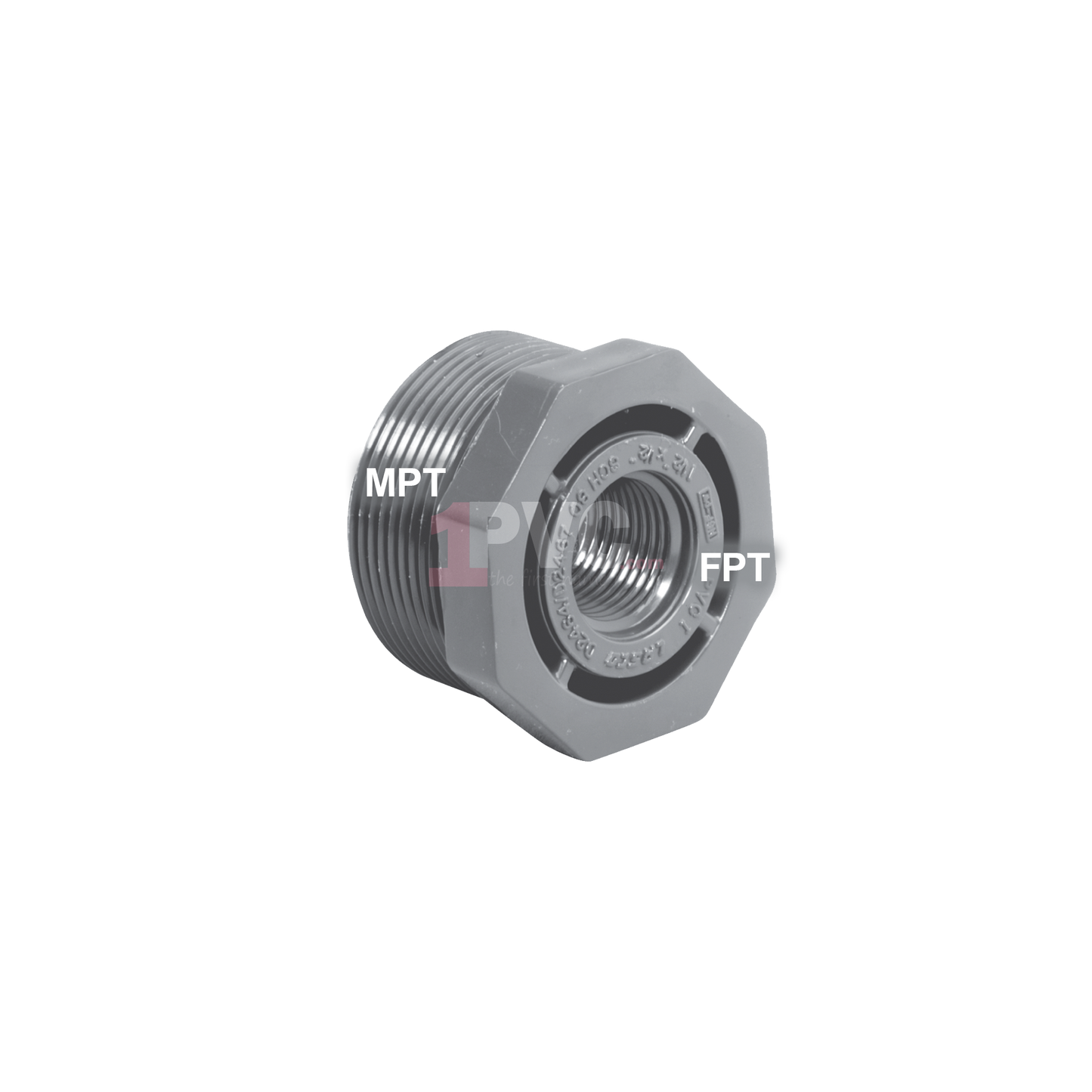 CPVC 80 Reducer Bushing Flush Style (MPT x FPT)